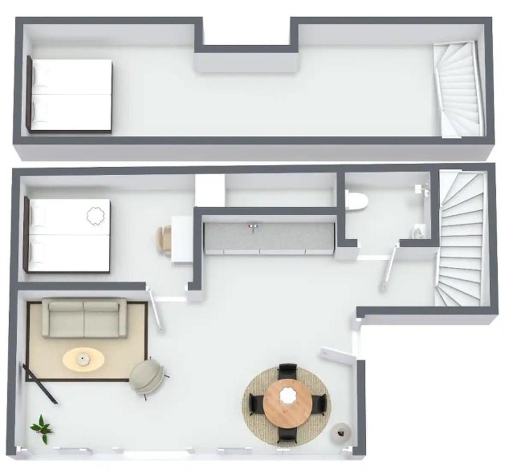 Unique 2 Bedroom Duplex W Exposed Beams In Cph Apartamento *